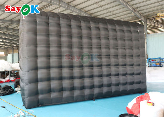 Black LED Music Bar Mobile Night Club Tent Commercial Inflatable Nightclub With Disco Light Inflatable Nightclub Untuk Ren