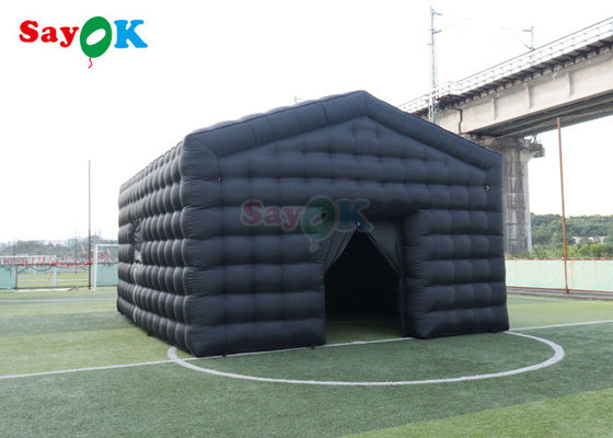 Tenda pesta Cube Inflatable Acara Klub Malam Inflatable Disco Pencahayaan Musik Bar Tenda Klub Malam Inflatable Untuk Sewa