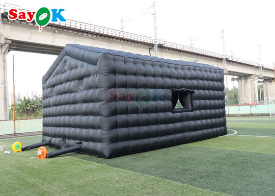 Tenda pesta Cube Inflatable Acara Klub Malam Inflatable Disco Pencahayaan Musik Bar Tenda Klub Malam Inflatable Untuk Sewa
