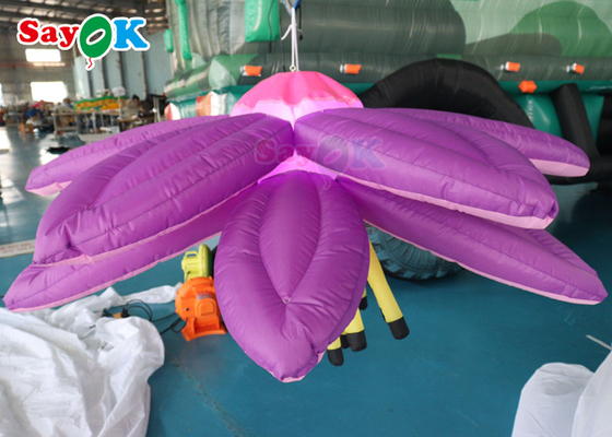 Balon Dekorasi Bunga Tiup Hiburan Model Tiup Iklan Luar Ruangan