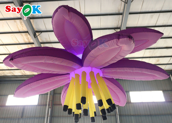 Balon Dekorasi Bunga Tiup Hiburan Model Tiup Iklan Luar Ruangan