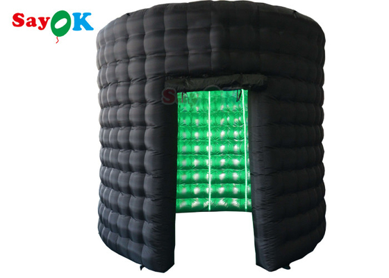 Inflatable LED Photo Booth Tent Dengan Air Blower Remote Controller Photo Booth Backdrop Untuk Pernikahan