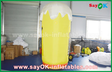 Raksasa Kustom Inflatable Beer Bottle Cup Dengan CE / UL Blower Oxford Cloth