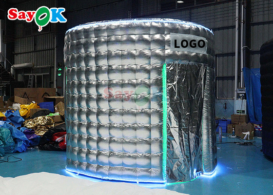 Acara Pesta Otomatis Inflatable 360 Photo Booth Enclosure Backdrop