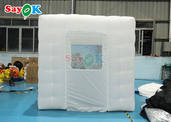 Led Light Inflatable Marquee Tent Anak-anak Inflatable Cube Party Nightclub Tent Tenda Kecil