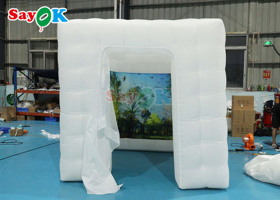 Led Light Inflatable Marquee Tent Anak-anak Inflatable Cube Party Nightclub Tent Tenda Kecil
