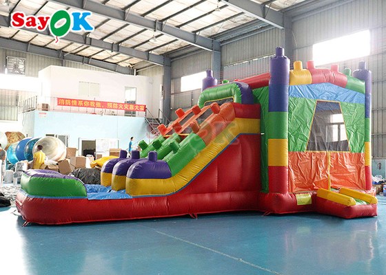 0.5mm PVC Inflatable Unicorn Bounce House Kids Bouncy Castle Jumping Slide Bulan