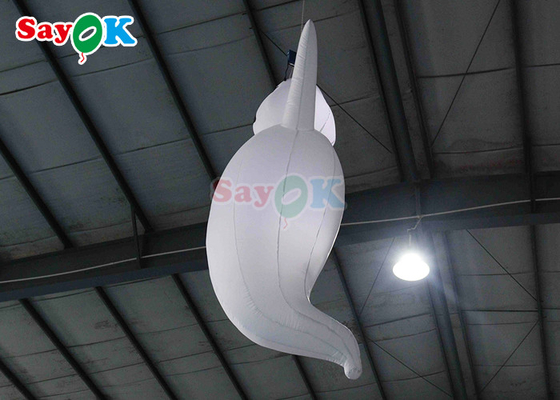 5ft Tinggi Halloween Inflatables Cute Outdoor Hanging Ghost Dekorasi