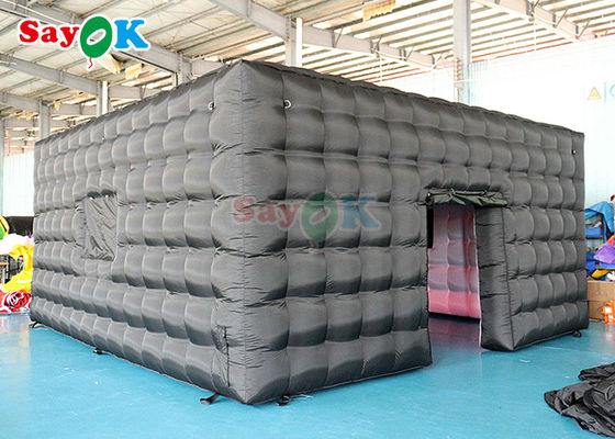 Airproof Night Club Cube Wedding Mobile Party Tent 6x6x3mH Tenda Udara Inflatable