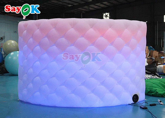 Foto Booth Led Inflatable Curved Wall Stage Backdrop Kantor