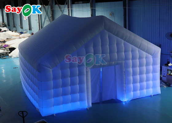 Multipurpose Outdoor Inflatable White Tent Untuk Pernikahan Partai Iklan tahan api