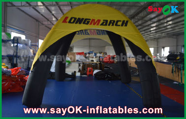 Go Outdoors Air Tent Logo Dicetak 4 Kaki Inflatable Air Tent Spider Dome Tent Dengan Bahan PVC