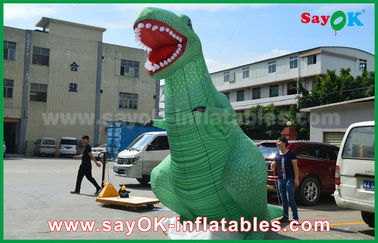 Blow Up Karakter Kartun Model 3D Karakter Kartun Inflatable Jurassic Park Dinosaurus Raksasa Inflatable