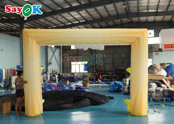 210D Inflatable Star Cartoon Archway Hiburan Dekorasi panggung Pesta Balon Inflatable Arch