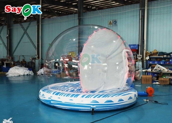 Giant Inflatable Snow Ball Party Bubble Dome Blow Up Christmas Snow Globe Untuk Acara