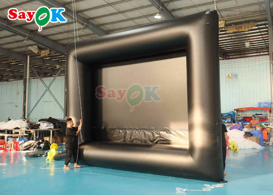 Portable Giant Entertainment Inflatable Film Screen 16ft Open Air Cinema Screen