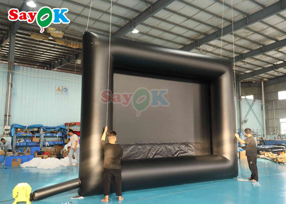 Outdoor Portable Movie Projector Screen 16ft Inflatable Cinema Film Screen