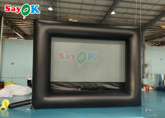 Portable Giant Entertainment Inflatable Film Screen 16ft Open Air Cinema Screen