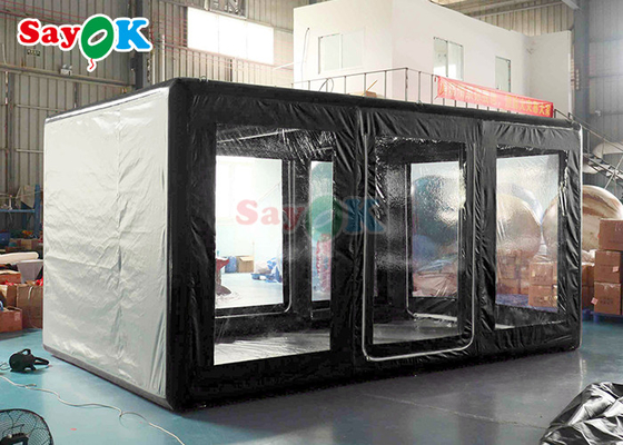 16.4FT Penutup Mobil Inflatable Airtight Penutup Mobil Inflatable Showcase Mobil Portable Booth Garasi