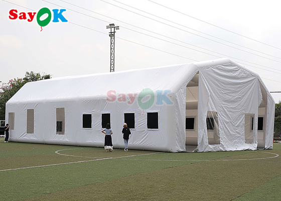 White Inflatable Spray Booth Airbrush Paint Booth Blow Up Tents Untuk Camping Parkir Mobil Workstation Club