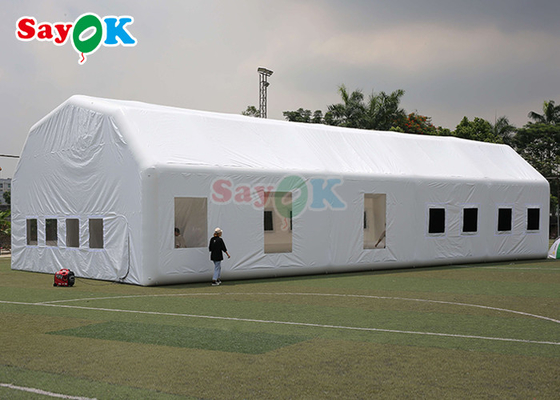 White Inflatable Spray Booth Airbrush Paint Booth Blow Up Tents Untuk Camping Parkir Mobil Workstation Club