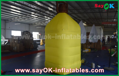 3mH Inflatable Bottle Custom Inflatable Products Untuk Jagung Minyak Iklan Komersial