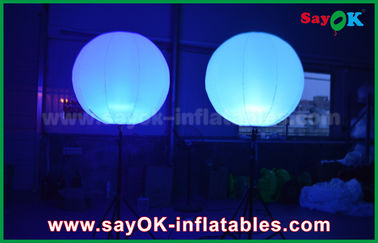 1.5m Stand Balloon Inflatable Lighting Decoration Untuk Iklan / Promosi