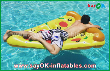 Kuning / Merah / Buah Slice Pool Float Raw Inflatable Pool Toys Untuk Berenang