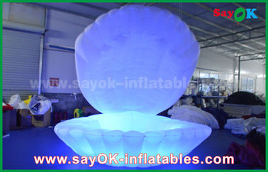 16 Colorful Led Shell Inflatable Pencahayaan Dekorasi Tahan Lama Untuk Stage / Wedding
