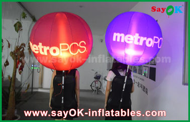 Berubah Led Lights Backpack Balon Inflatable Light Decoration Rental Business