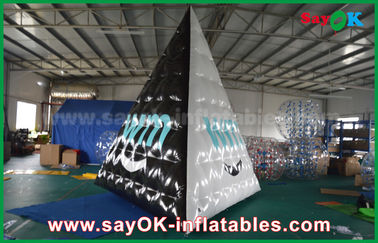 Waterproof PVC Blow Up Pyramid Logo Percetakan Promosi Inflatable Produk Untuk Acara