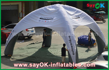 Tenda Kemah Tiup 4 Kaki Spider Man Tenda Kemah Tiup Berwarna-warni Untuk Dekorasi Pameran / Pesta