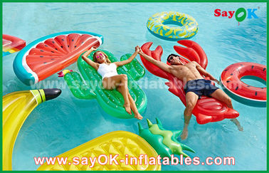 Aneka Bentuk Buah Slice Pool Float Raw Inflatable Outdoor Toys For Swimming