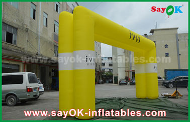 Custom Inflatable Arch Oxford Cloth Lapisan PVC Inflatable Arch CE Untuk Periklanan / Promosi