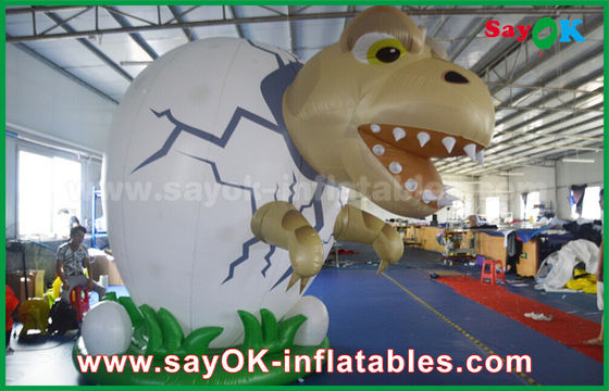 Blow Up Karakter Kartun Model 3D Karakter Kartun Inflatable Jurassic Park Dinosaurus Raksasa Inflatable