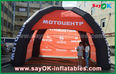Tenda Berkemah Udara Pencetakan Disesuaikan Logo Tenda Udara Tiup Untuk Dekorasi Pesta Pameran