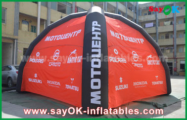 Tenda Berkemah Udara Pencetakan Disesuaikan Logo Tenda Udara Tiup Untuk Dekorasi Pesta Pameran