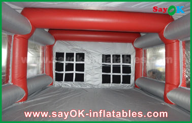 Tenda Garasi Tiup Tenda Udara Tiup Tahan Air PVC Semprot Booth Untuk Penyemprotan Cat Mobil