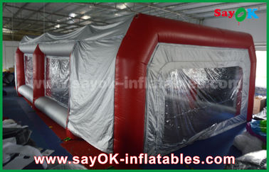 Tenda Garasi Tiup Tenda Udara Tiup Tahan Air PVC Semprot Booth Untuk Penyemprotan Cat Mobil