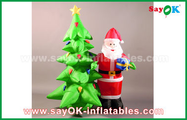 Customzied Various Inflatable Santa Claus Kartun Karakter Untuk Natal