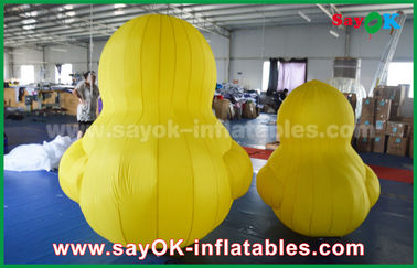 Promosi Lovely Big Yellow Inflatable Cartoon Duck Dengan Cetak Logo Disesuaikan