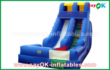 Slip dan Slide Inflatable Keamanan Raksasa Bouncer Inflatable Untuk Taman Hiburan, Bounce Castle Inflatable Bouncy Slides