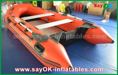 Durable 2 - 4 Person PVC Inflatable Boats Untuk Permainan Air SGS UL