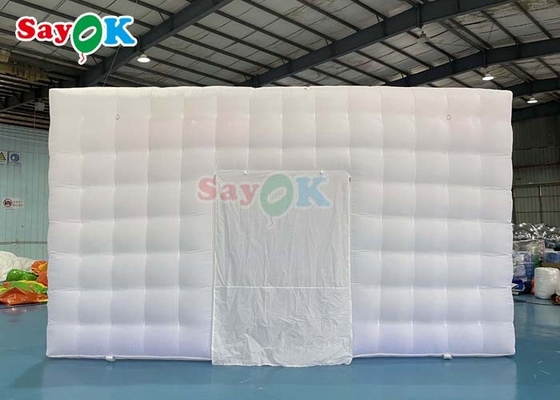 19.7ft Commercial Inflatable Led Light Tent Outdoor Inflatable Air Cube Tent Untuk Acara Pesta