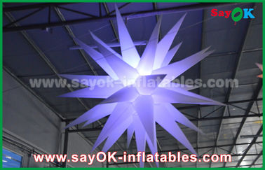 1.5m 190 D Nylon Iklan Inflatable Lighting Decoration, Inflatable Star Dengan Lampu Led