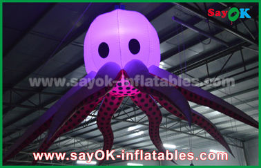 Giant Sea Animal Lighting Octopus / Devilfish Inflatable Lighting untuk Dekorasi atau Pesta