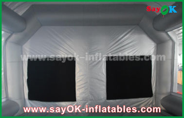 Tenda Mobil Tiup Tenda Udara Tiup Tahan Air / Bilik Semprot Tiup PVC Untuk Penyemprotan Cat Mobil