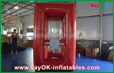 Durable Inflatable Photo Booth Uang Booth Box Machine Untuk Promosi / Periklanan / Hiburan