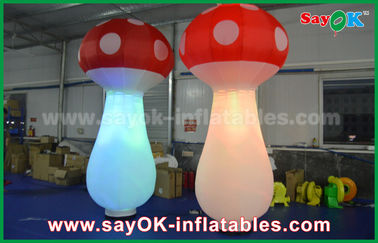 2.5mh putih 190T Nylon kain Inflatable LED light Jamur untuk Dekorasi