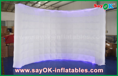 Photo Booth Kecil 210D Oxford Lighting Inflatable Wall Photo Booth Wedding Dengan Led Strip, Garansi 1 - 3 Tahun
